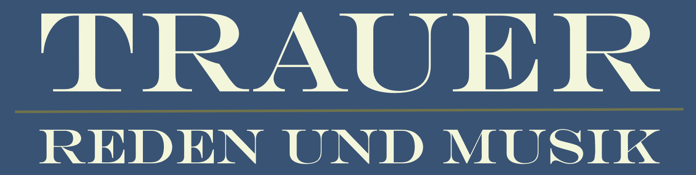 Trauerreden und Musik-Logo